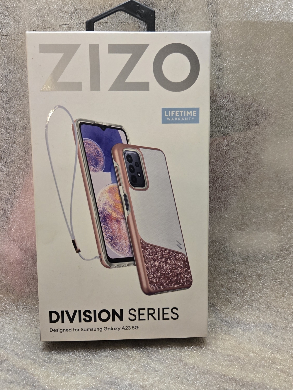 ZIZO Division Series Rose Gold Glitter Case for Samsung Galaxy A23 5G